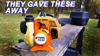 Found a free Stihl FS45 trimmer and McCulloch chainsaw on the curb