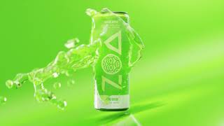 New Limited-Edition ZOA Flavor = Green Apple! #energydrink #zoa #bigenergy