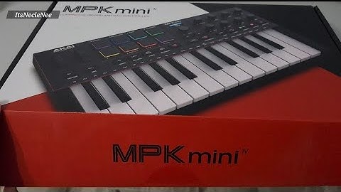 Unboxing of the Akai MPK Mini 4 (IV) ASMR