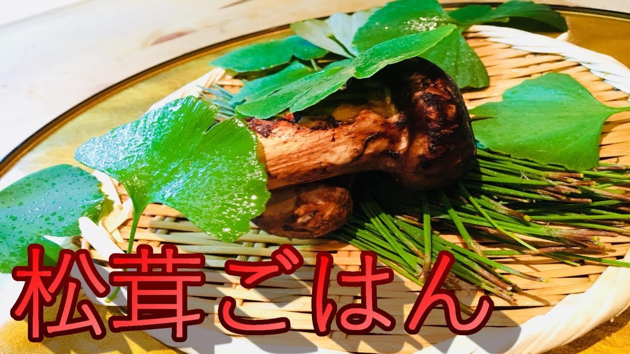 Matsutake rice] Japanese restaurant's seasoned rice - YouTube