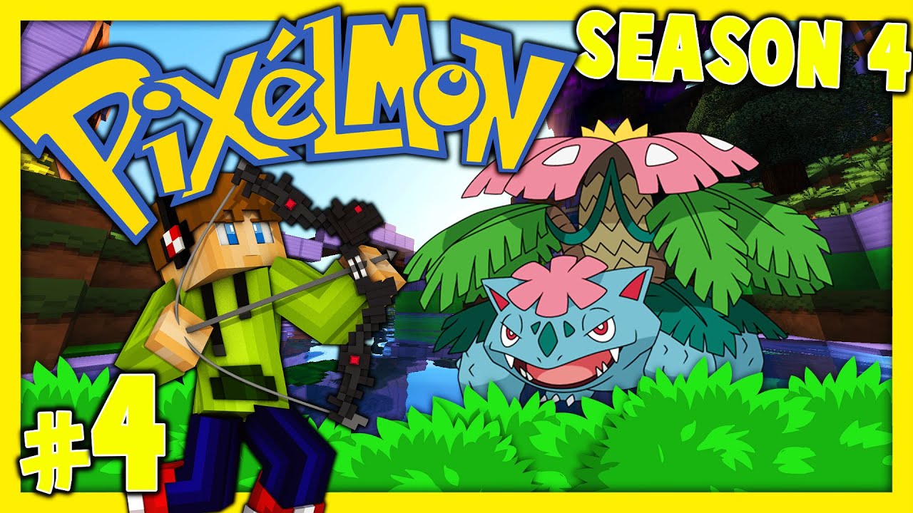 "Catching MEGA VENUSAUR!" Minecraft Pixelmon Episode 4 YouTube