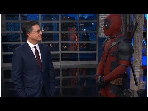 Deadpool crashes Stephen Colbert’s ‘Late Show’ monologue - National