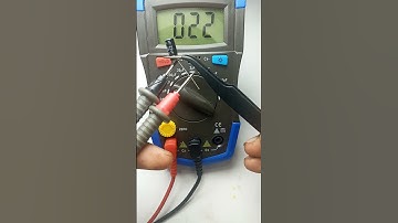 Testing a capacitor using capacitor tester #diy