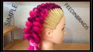 - CHEAT WAY - FEED IN BRAIDS / FULL COLOUR BRAID  / Hair Glamour  HAIRSTYLES