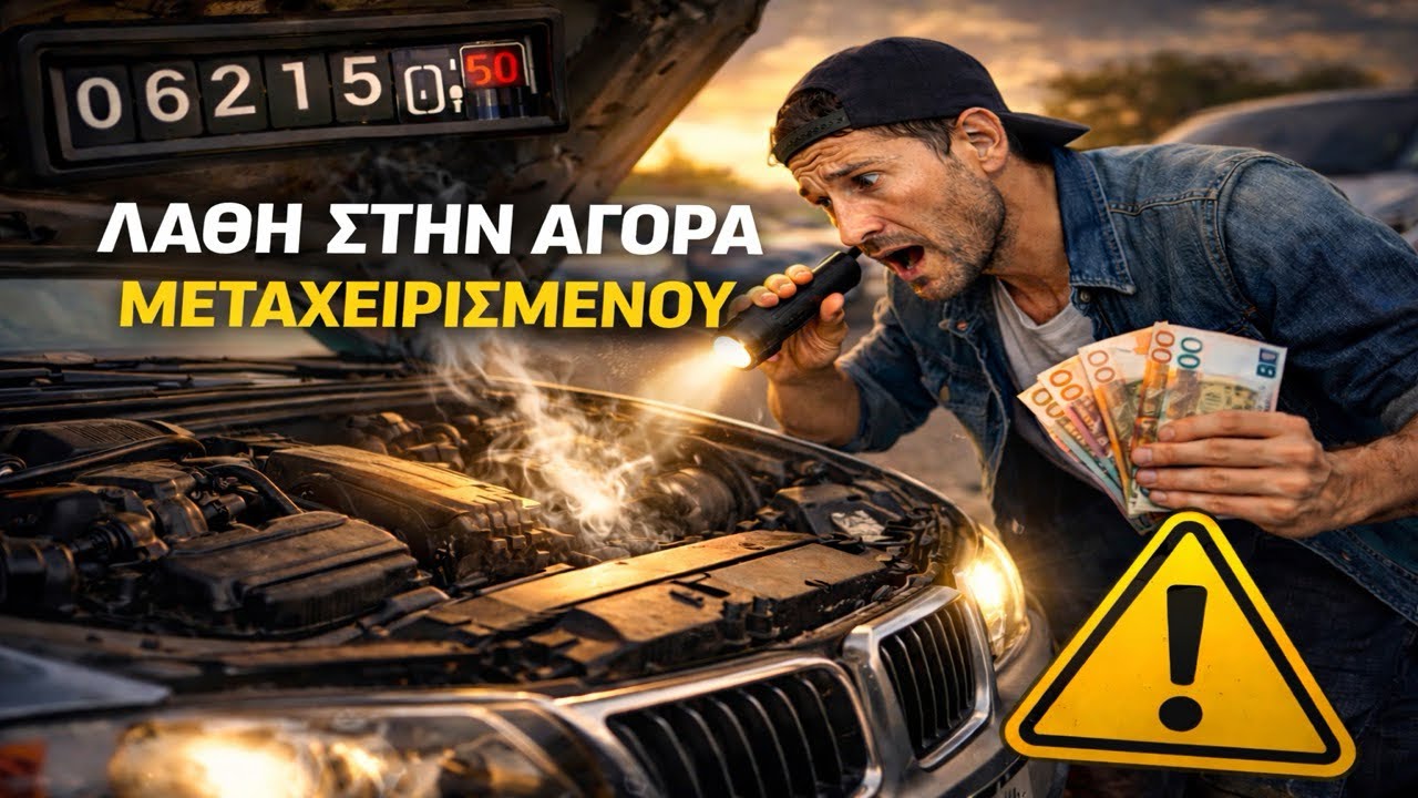 ΤΑ ΛΑΘΗ ΣΤΗΝ ΑΓΟΡΑ ΜΕΤΑΧΕΙΡΙΣΜΕΝΟΥ ΑΥΤΟΚΙΝΗΤΟΥ – Video