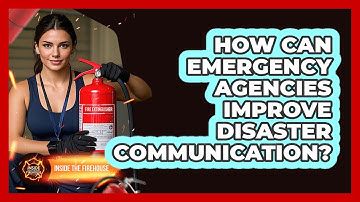 How Can Emergency Agencies Improve Disaster Communication? - Inside the Firehouse