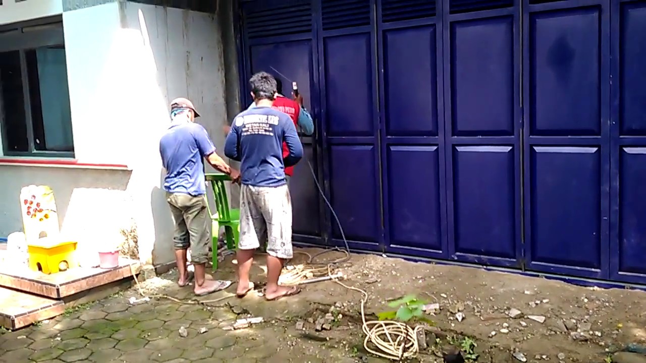  Cara  masang pintu  lipat  dorong YouTube