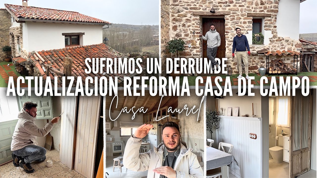 VLOG REFORMA de la CASA DE CAMPO 🏡 ANTES y DESPUÉS mueble 😍 Tenemos PERCANCE 🥴 Plantamos un LAUREL 🌿