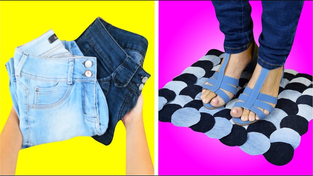 11 TAPETES FÁCEIS DE CALÇA JEANS VELHA | RECICLAGEM JEANS | IDER ALVES