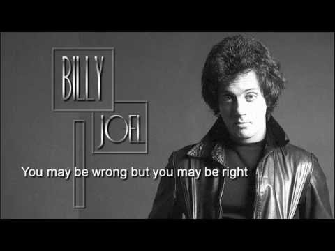 Bill Joel + You May Be Right + HQ - YouTube