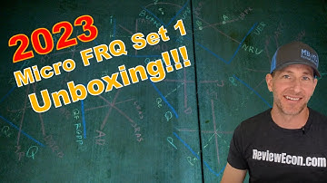 2023 Microeconomics FRQ Set 1 Answers! (Best Guess)