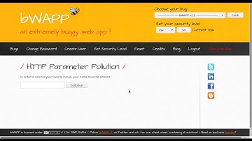 HTTP Parameter Pollution