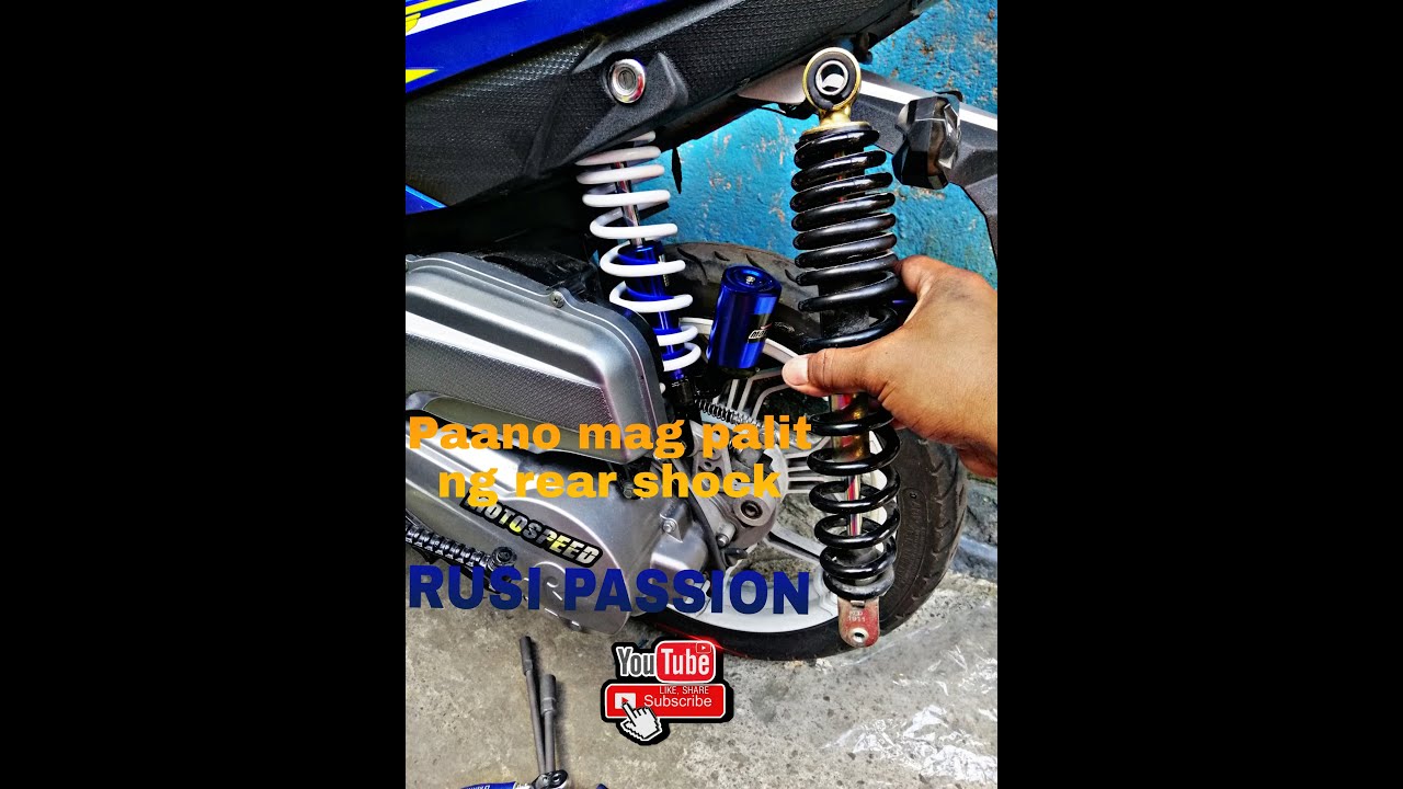 Paano Magpalit ng Rear Shock ng Rusi Passion