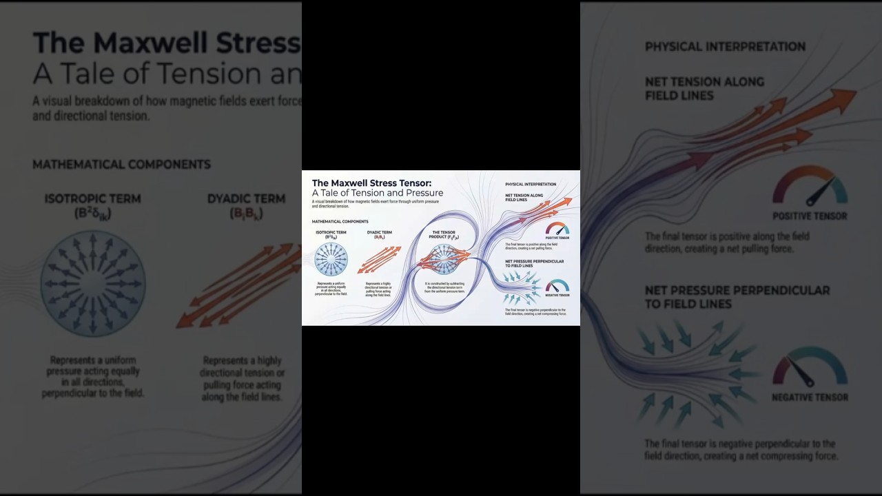 Magnetic Tensor Defines Tension and Pressure