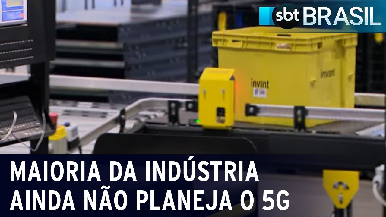 Custo da tecnologia 5G é considerado caro por indústrias | SBT Brasil (23/12/23)