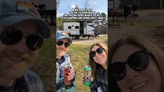 Listen to your body! 🤣 Beer and Camping time is the best time 🙌 #camping #craftbeer #ontariotravel