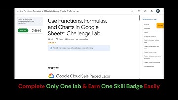 Use Functions, Formulas, and Charts in Google Sheets: Challenge Lab | Lab Solution | #arcade2025