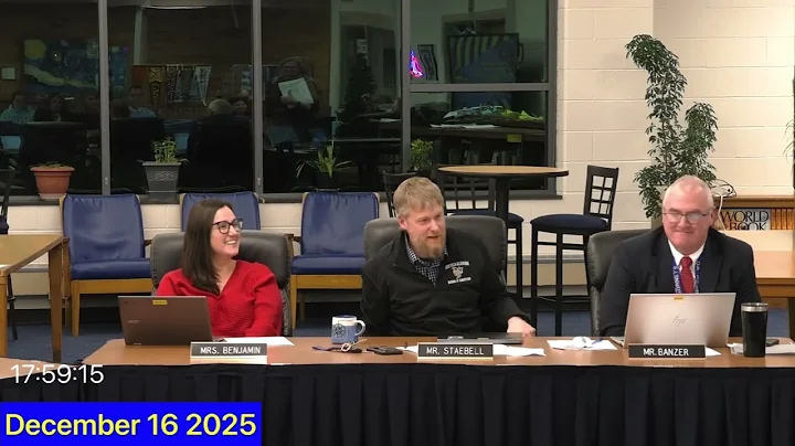 December 16, 2025 Oakfield-Alabama CSD Board of Education Meeting
