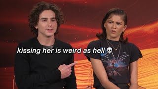 Timothée Chalamet being smooth and funny with women for 5 minutes straight | Part 2 screenshot 1