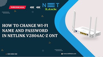 How to change Wi-Fi name and password in Netlink V2804AC-Z ONT?-informative video 175
