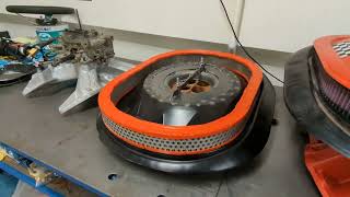 AIR GRABBER / RAMCHARGER AIR CLEANER Modified For Hood Clearance, 850 DOUBLE PUMPER & TORKER INTAKE