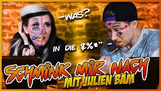 Dieses mal ÜBERTREIBT Julien Bam einfach KOMPLETT! || SCHMINK MIR NACH CHALLENGE