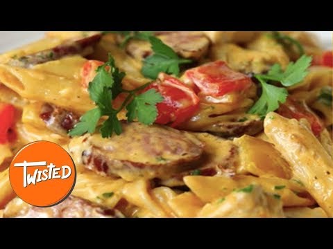 Cajun Chicken and Sausage Pasta Recipe | Weeknight Pasta Dishes | Twisted