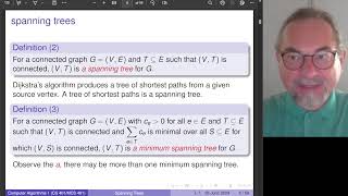 Minimum Spanning Trees of Connected Graphs by Kruskal's, Prim's and the reverse-delete algorithm