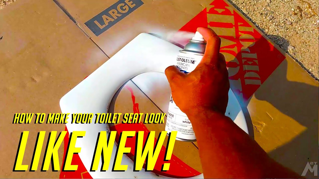 How To Make Your Toilet Seat Look Like New! 😁 DIY Project - YouTube