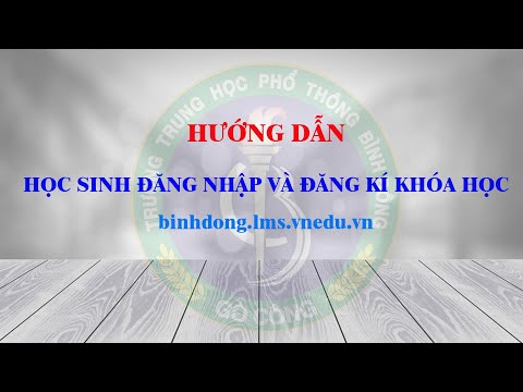 Hướng dẫn học sinh đăng nhập đăng kí khóa học VNPT ELEARNING