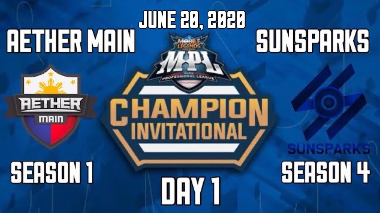 AETHER MAIN vs SUNSPARKS | Game 3- 5 | Season 1 vs Season 4 CHAMPION | MPL-PH CHAMPION INVITATIONAL