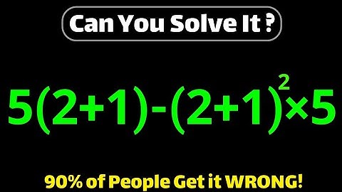 🔥This Amazing Math Question Is So Tricky That 90% of People Get It WRONG!