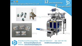 Furniture assembly accessories, screws and connectors counting and sealing function packing machine screenshot 5