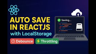 Auto Save Functionality in ReactJS | LocalStorage | Machine Coding Interview Question in ReactJs