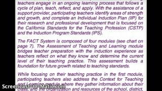 Year 1 induction syllabus