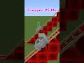creeper vs me #minecraft #shorts #chipichipi #chipichipichapachapa