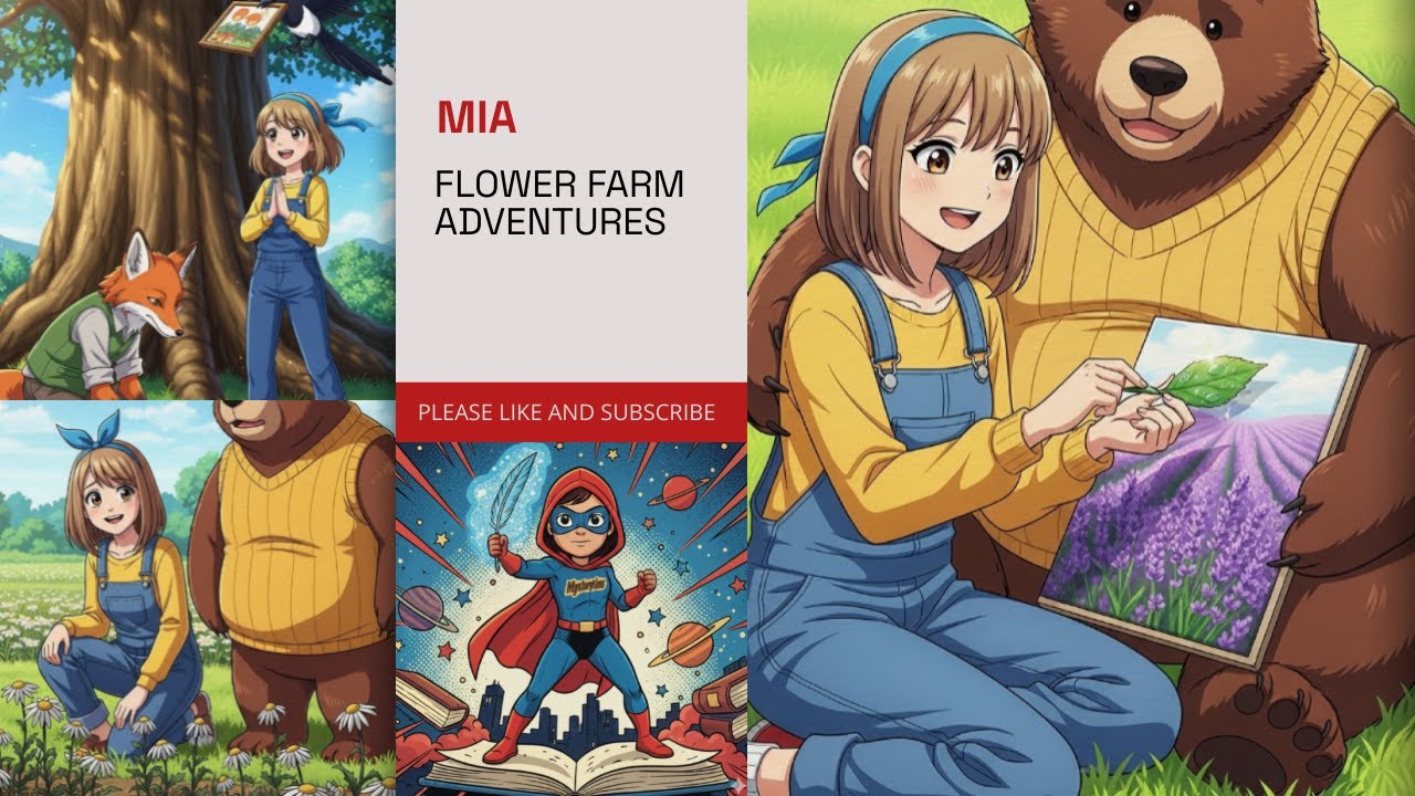 Mia's Flower Farm Adventures | Bedtime Story & Educational Adventure for Kids