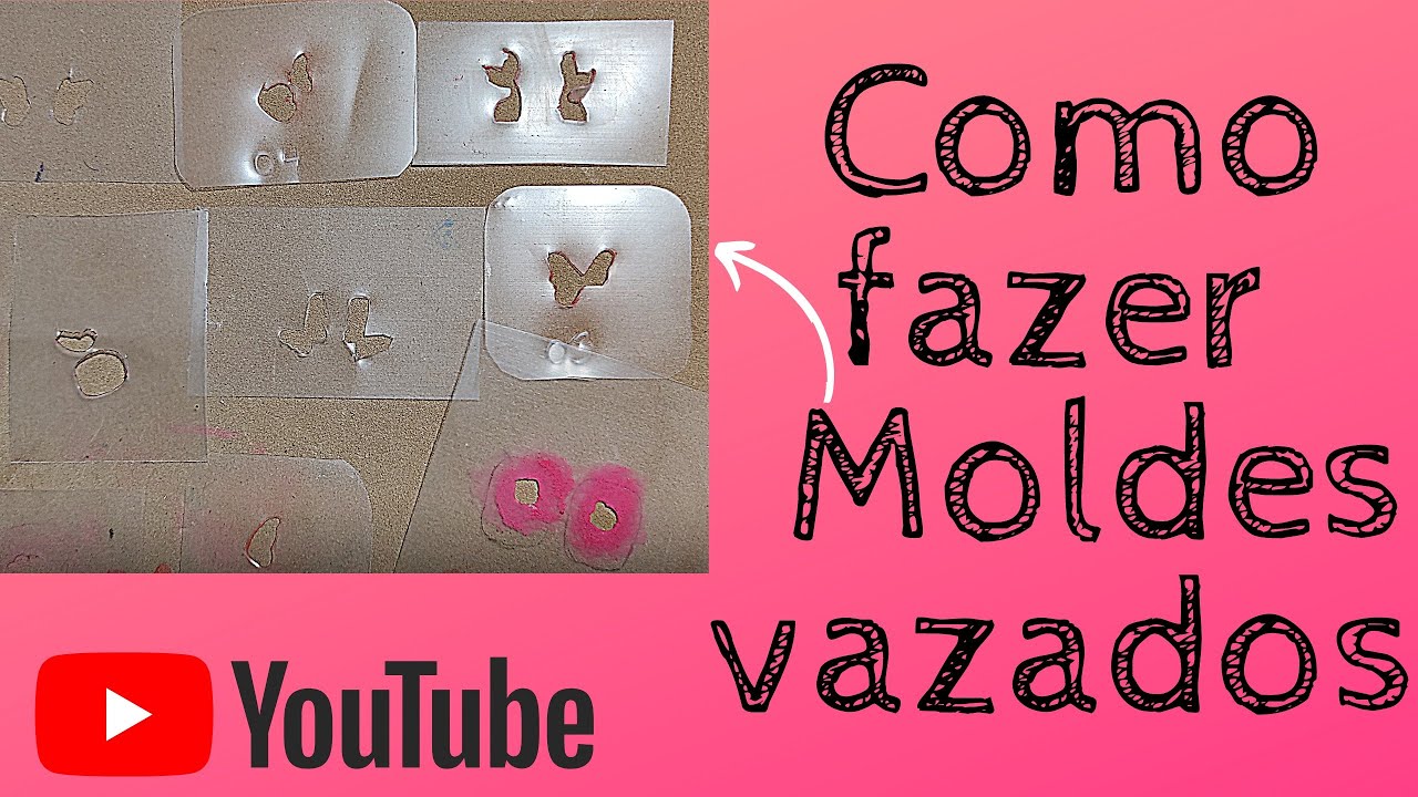 Como fazer moldes vazados para adesivos de unha