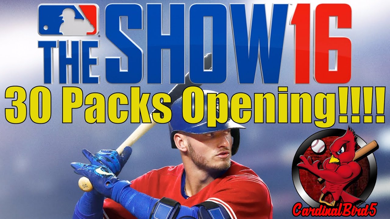 MLB The Show 16 Pack Opening 30 Standard Packs YouTube