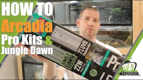 HOW TO install Arcadia Jungledawn LED-Bar & Shadedweller Pro-Kit @terrariumchannel