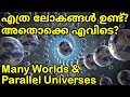 Where are the many worlds parallel universes  multiverse     