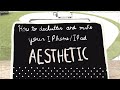 How to declutter  make it aesthetic