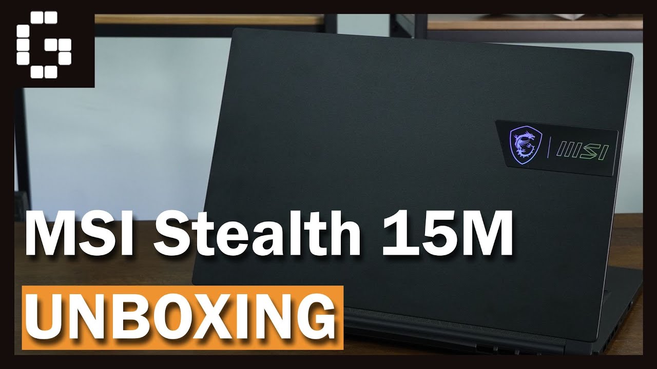 video MSI Stealth 15M (2022)