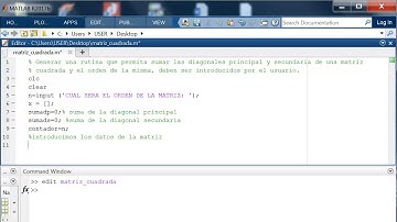 suma diagonal principal y secundaria de una matriz en matlab