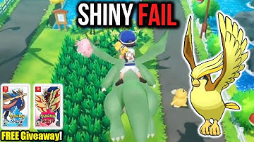 Shiny Pidgeot FAIL in Pokemon Let