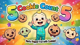 Count with the Cookie King! | Numbers 1 to 5 for Kids |@JujuRhymes | Nursery Rhymes & Kids Song