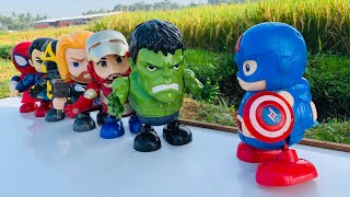 AVENGERS SUPERHERO STORY, ROBOT DANCE HULK VS SPIDERMAN VS SUPERMAN AND BATMAN, THANOS THOR #34204