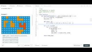 Max Area of Island - Leetcode 695 - DFS - Python