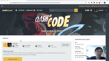 CodinGame | Clash of Code Speedrun. Climbing the leaderboard:)
