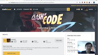 CodinGame | Clash of Code Speedrun. Climbing the leaderboard:)